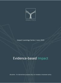 Evidence-based impact