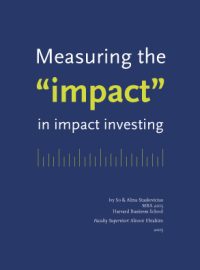 Measuring the Impact
