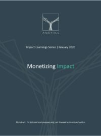 Monetizing Impact