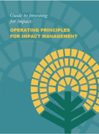 Operating principles for impact management